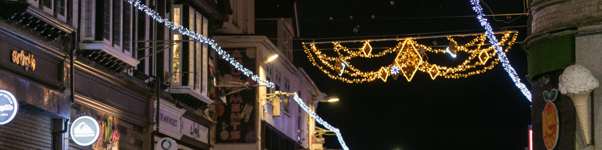 Christmas Lights in Newquay