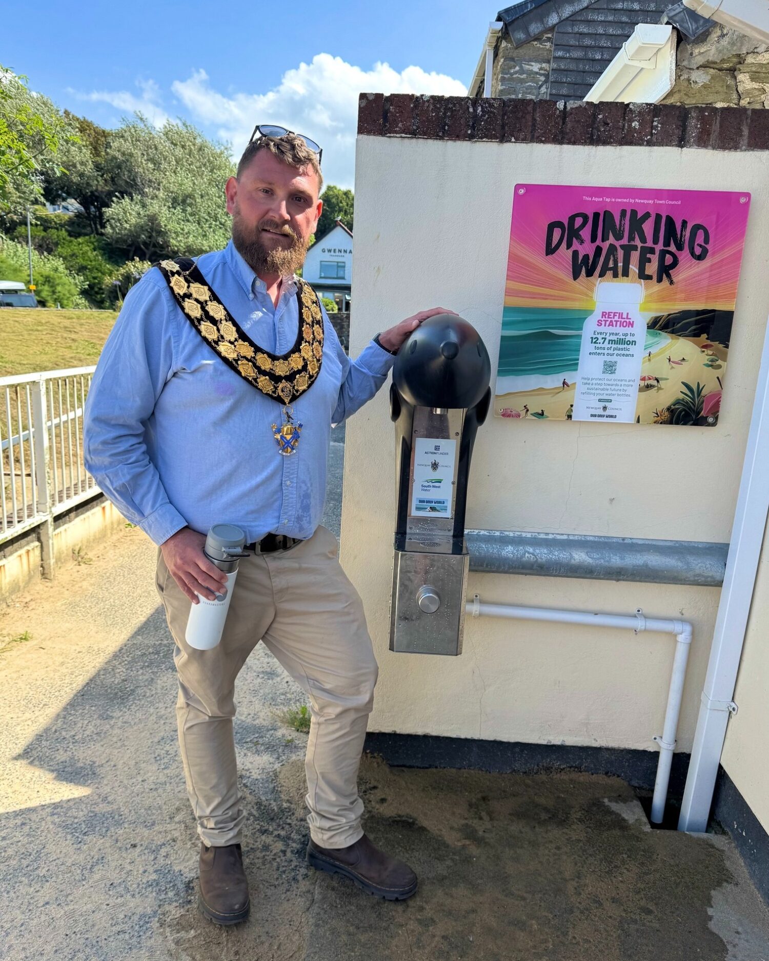 New Water Fountain to Be Installed at Watergate Bay